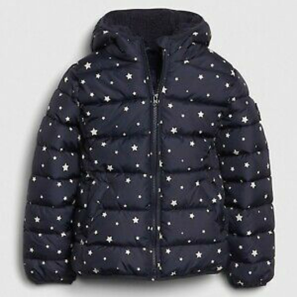 Gap Big Girls Star cold control max puffer jacket